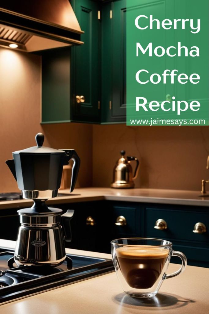 Cherry Mocha Coffee Recipe Pin