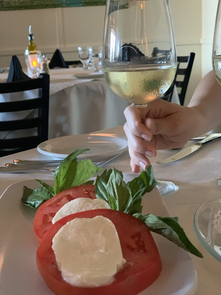 A fine wine list and great appetizers at Terry's in Charlevoix Michigan
