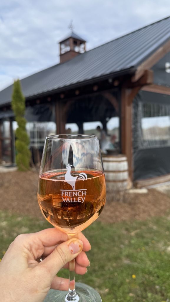 Wine at French Valley in Leelanau County Michigan